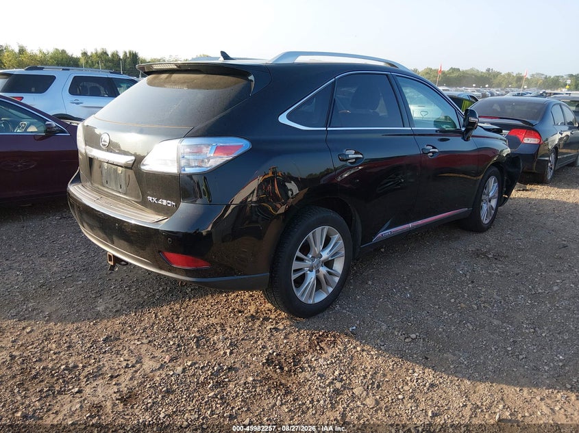 LEXUS RX 450H 2011 VIN JTJBC1BA3B2420772