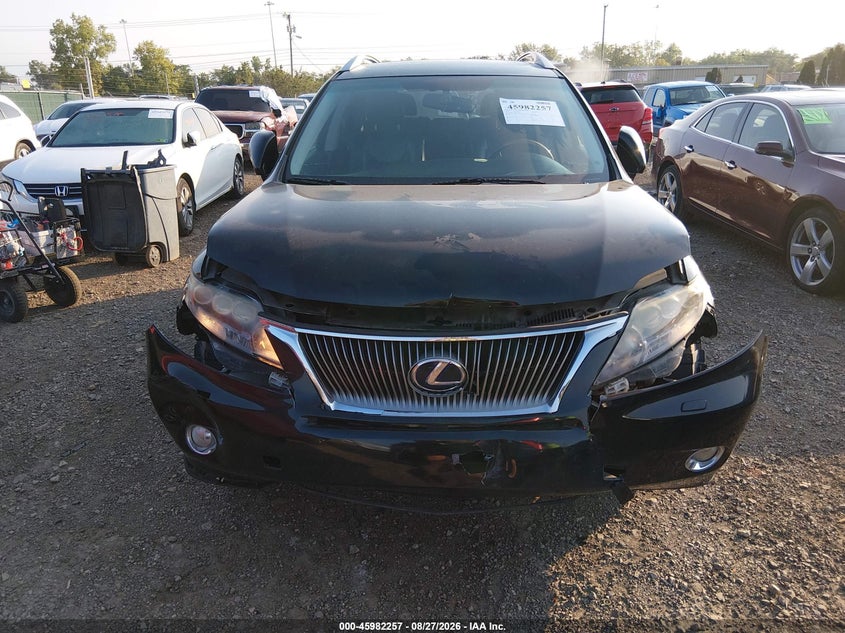 LEXUS RX 450H 2011 VIN JTJBC1BA3B2420772