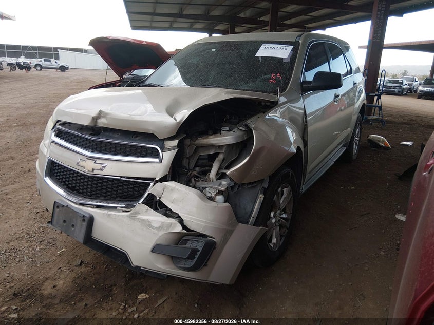 2015 Chevrolet Equinox, Left Front, IAAI, VIN 1GNFLEEK3FZ140046 — photo 2
