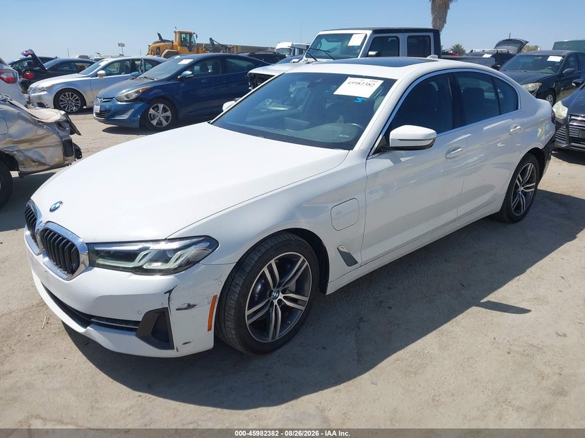 2021 BMW 5er, Rear, IAAI, VIN WBA13AG05MCF31349 — photo 2