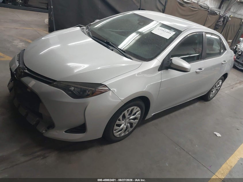2018 Toyota Corolla, Front End, IAAI, VIN 2T1BURHE1JC034327 — photo 2