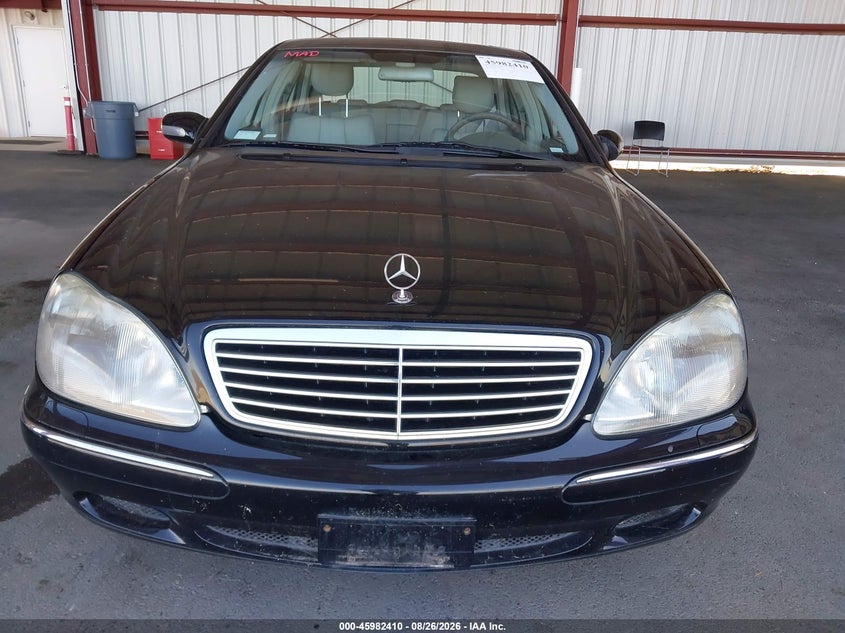 2000 MERCEDES-BENZ S 500 auction photo 6