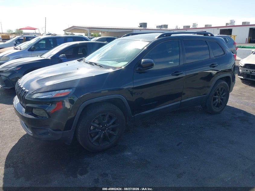 2015 Jeep Cherokee, Right Side, IAAI, VIN 1C4PJLDB8FW670135 — photo 2