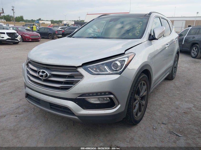 2017 Hyundai Santa Fe Sport 2.0T Ultimate, Обычный износ, IAAI, VIN 5XYZW4LA3HG447459 — фото 2