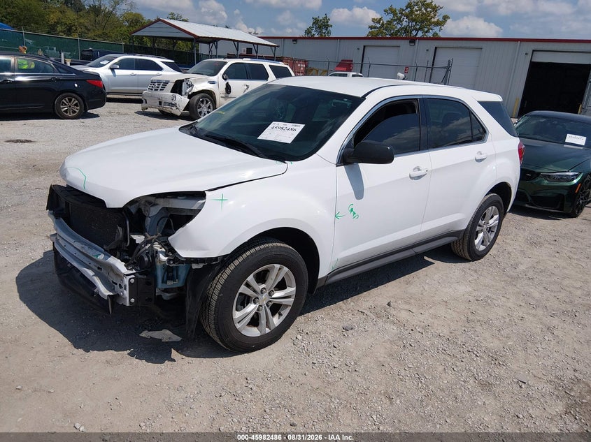 2017 Chevrolet Equinox, Front End, IAAI, VIN 2GNALBEK8H6104151 — photo 2