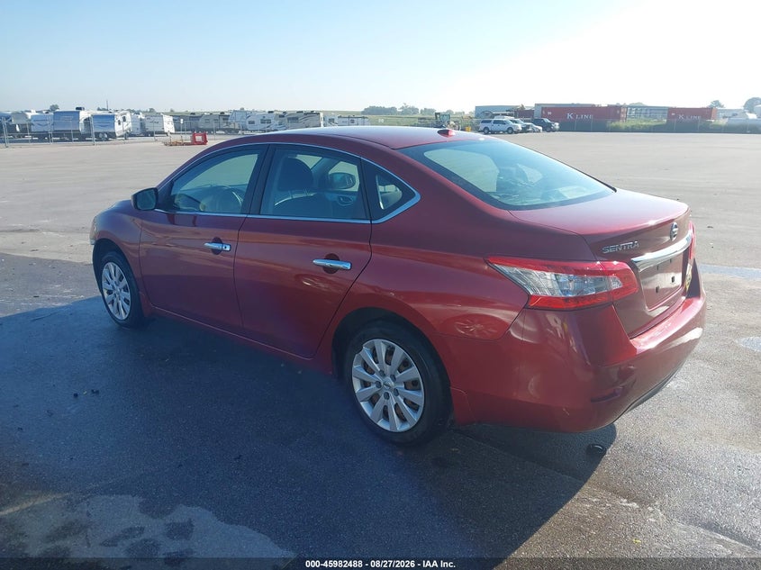 Vin: 3n1ab7ap3fy329523, lot: 46481728, nissan sentra sv 20153