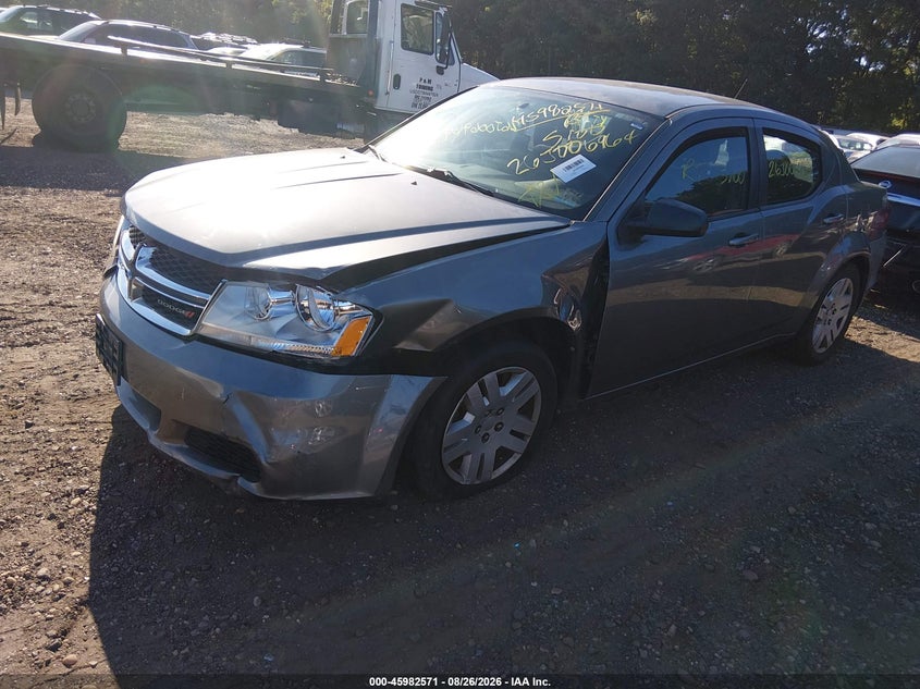 DODGE AVENGER 2013 VIN 1C3CDZAB2DN753175