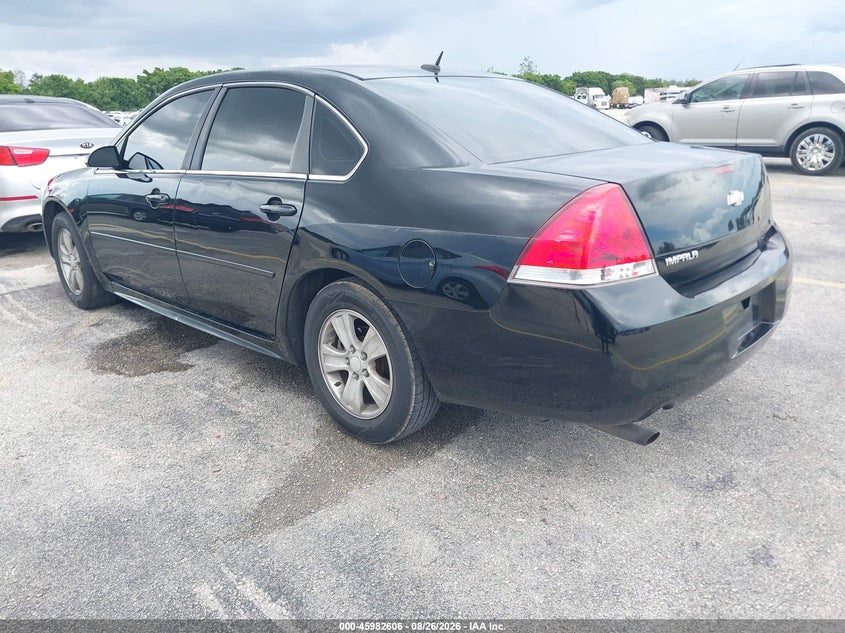 Vin: 2g1wa5e33c1241821, lot: 46481846, chevrolet impala ls 20123
