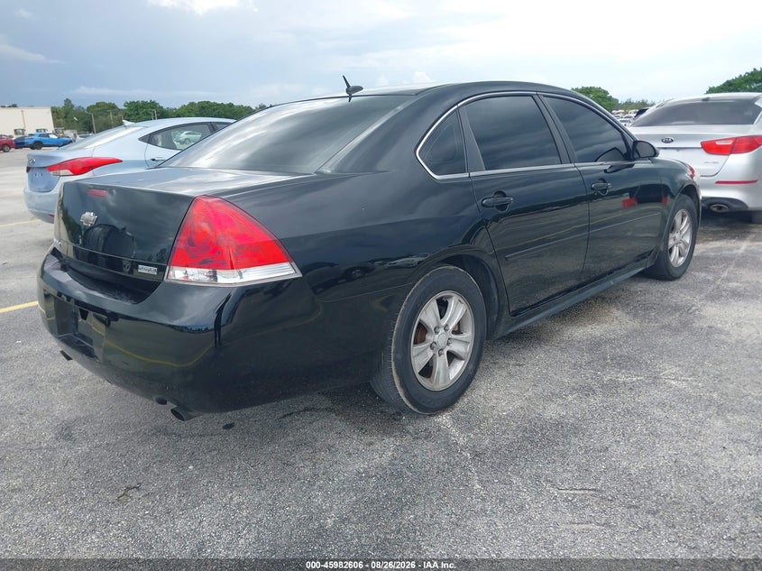 Vin: 2g1wa5e33c1241821, lot: 46481846, chevrolet impala ls 20124