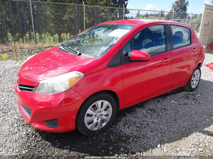 Vin: vnkktud38ea001224, lot: 46481880, toyota yaris l (tmmf plant) 20142