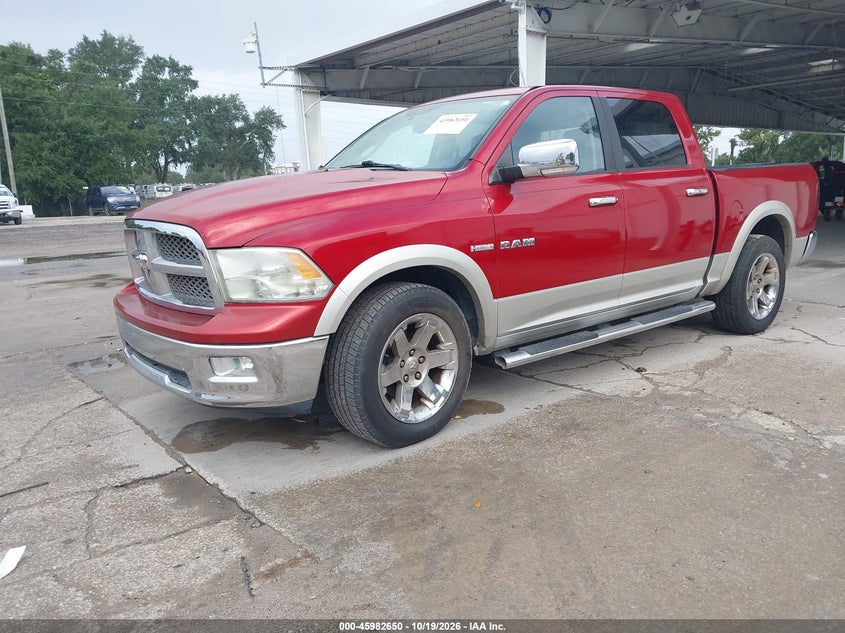 Vin: 1d7rb1ct4as138729, lot: 46481890, dodge ram 1500 laramie 20102