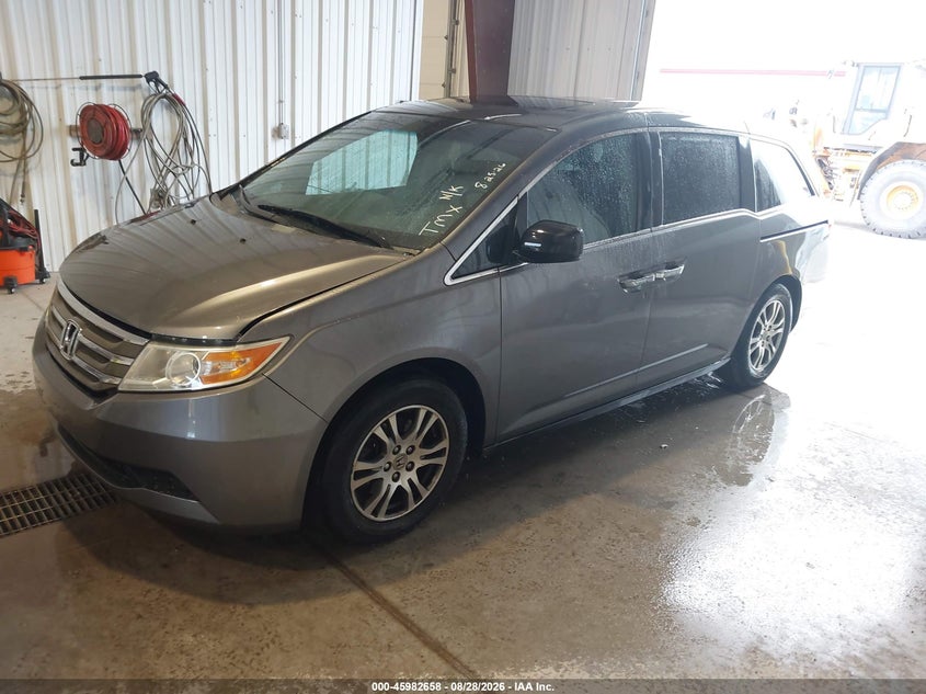 Vin: 5fnrl5h64bb077916, lot: 46481898, honda odyssey ex-l 20112