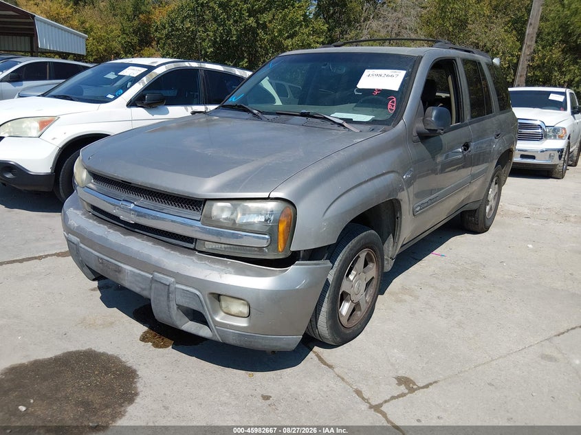 CHEVROLET TRAILBLAZER 2002 VIN 1GNDS13S522162042