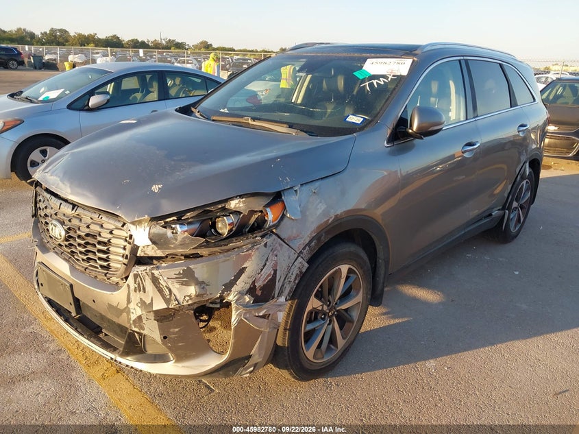 Vin: 5xyph4a58kg451277, lot: 46482053, kia sorento 3.3l ex 20192