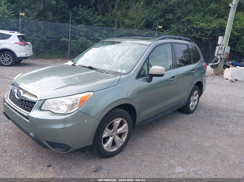 2014 Subaru Forester, Normal Wear & Tear, IAAI, VIN JF2SJAEC3EH472475 — photo 2