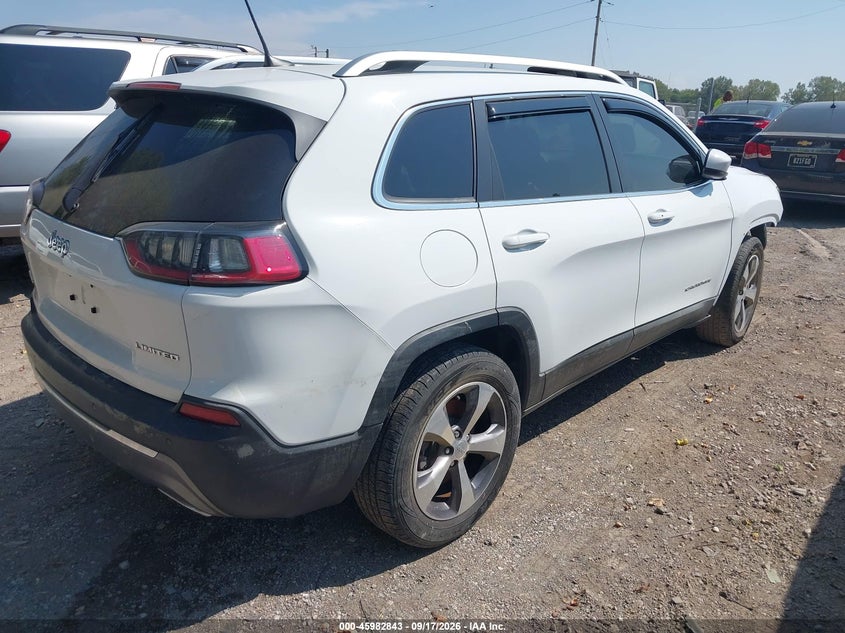 Vin: 1c4pjmdxxkd378090, lot: 46482116, jeep cherokee limited 4x4 20194