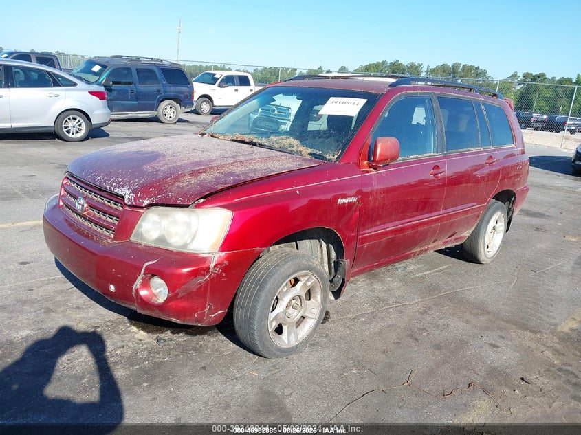 2001 Toyota Highlander, Удар сзади, IAAI, VIN JTEGF21A910025749 — фото 2