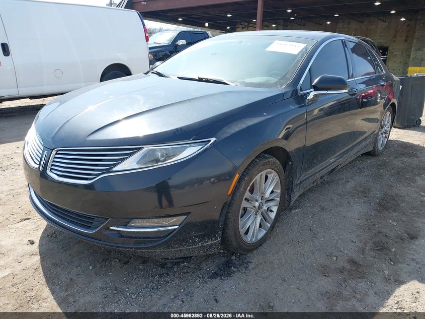 2014 Lincoln MKZ, Front End, IAAI, VIN 3LN6L2LU3ER817154 — photo 2