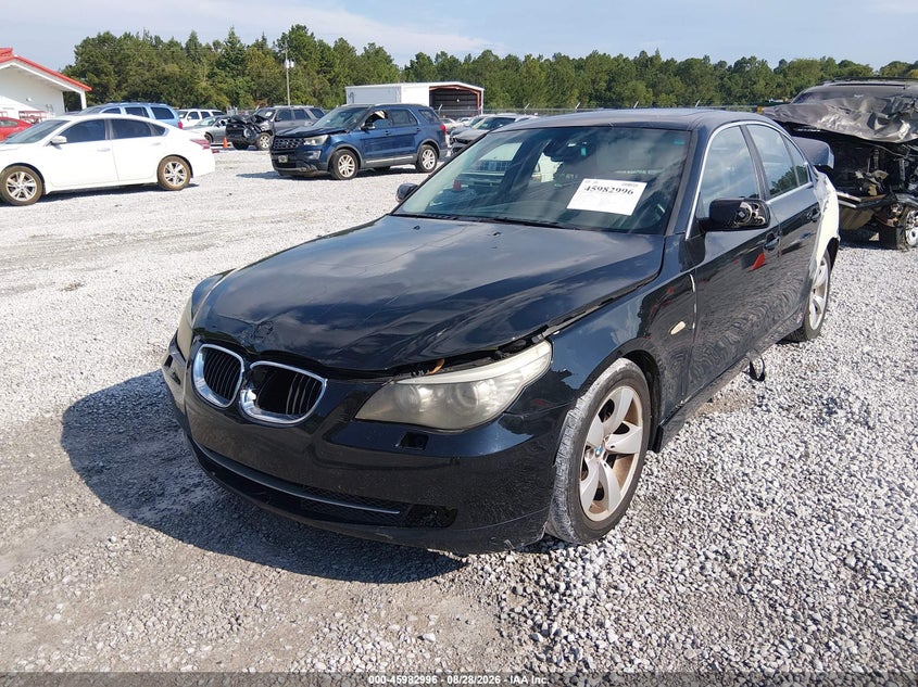 2008 BMW 5er, Удар сзади, IAAI, VIN WBANU53508CT02460 — фото 2