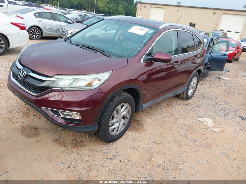 2016 Honda CR-V, Rear, IAAI, VIN 2HKRM4H72GH636677 — photo 2