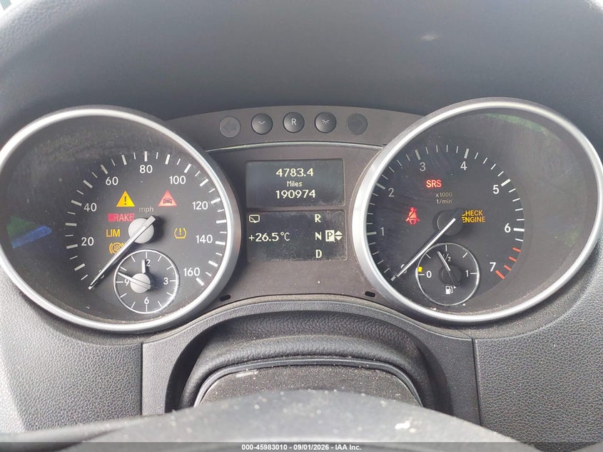 2010 MERCEDES-BENZ ML 350 auction photo 7