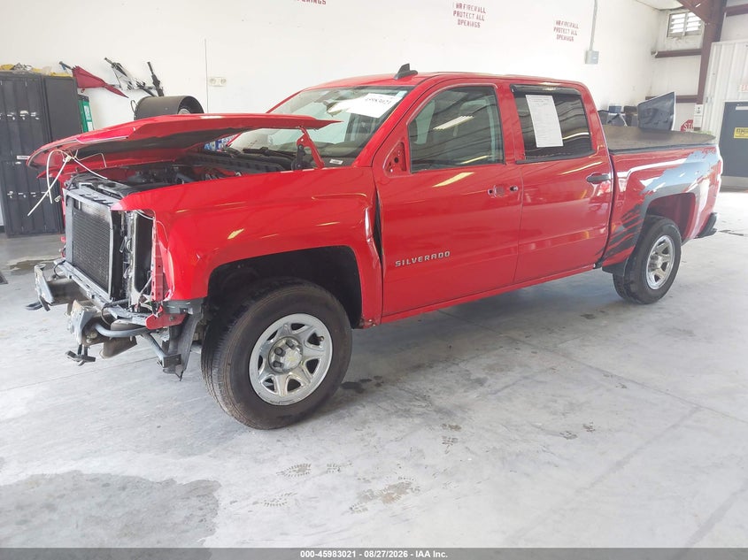 2017 Chevrolet Silverado, Front End, IAAI, VIN 3GCUKNEH2HG299585 — photo 2