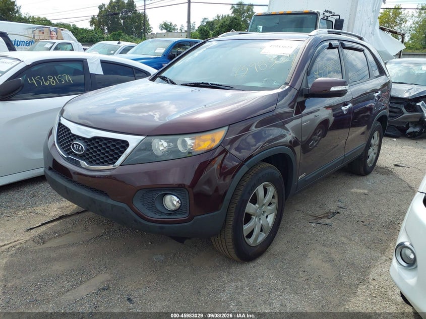 Vin: 5xyktda69cg277951, lot: 46482302, kia sorento lx 20122