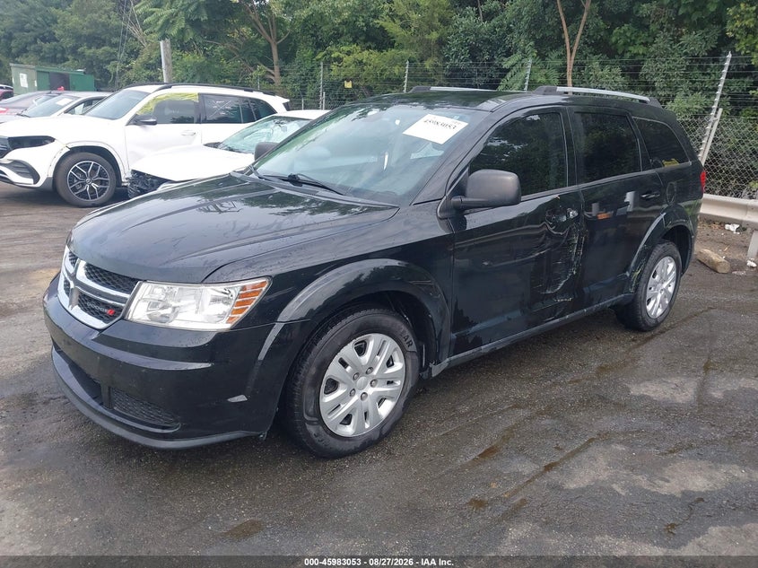 2018 Dodge Journey, Оба бока, IAAI, VIN 3C4PDCAB1JT428068 — фото 2