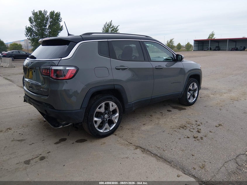 Vin: 3c4njdcb9lt208523, lot: 46482328, jeep compass limited 4x4 20204