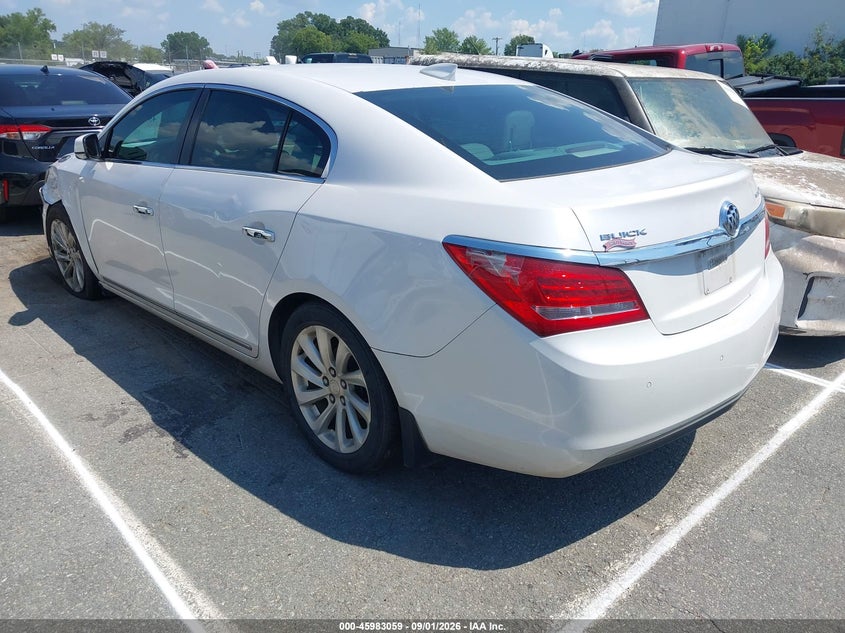 2015 BUICK LACROSSE SEDAN 2.4L I-4 DI, DOHC, VVT, REGULAR , 182HP
