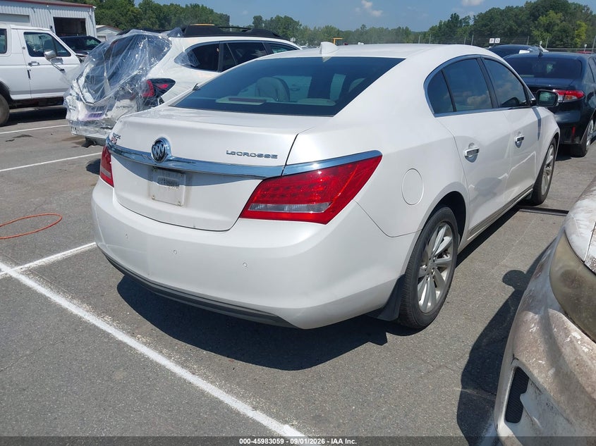 2015 BUICK LACROSSE SEDAN 2.4L I-4 DI, DOHC, VVT, REGULAR , 182HP
