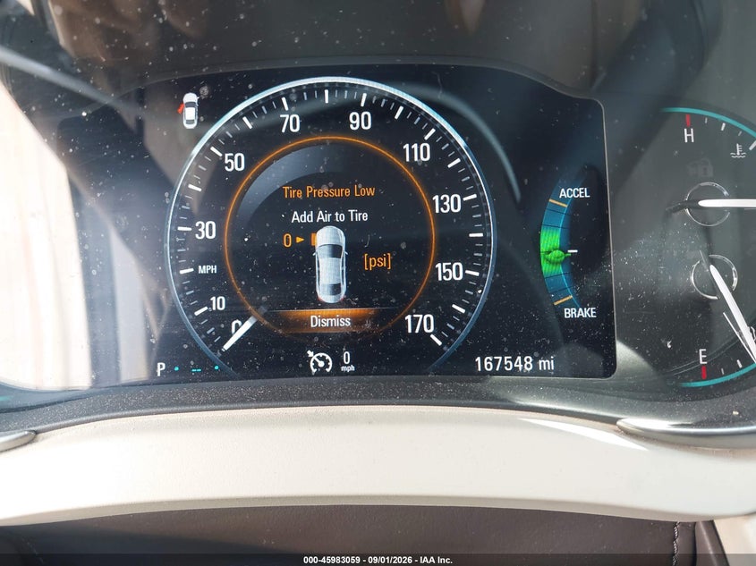 2015 BUICK LACROSSE SEDAN 2.4L I-4 DI, DOHC, VVT, REGULAR , 182HP