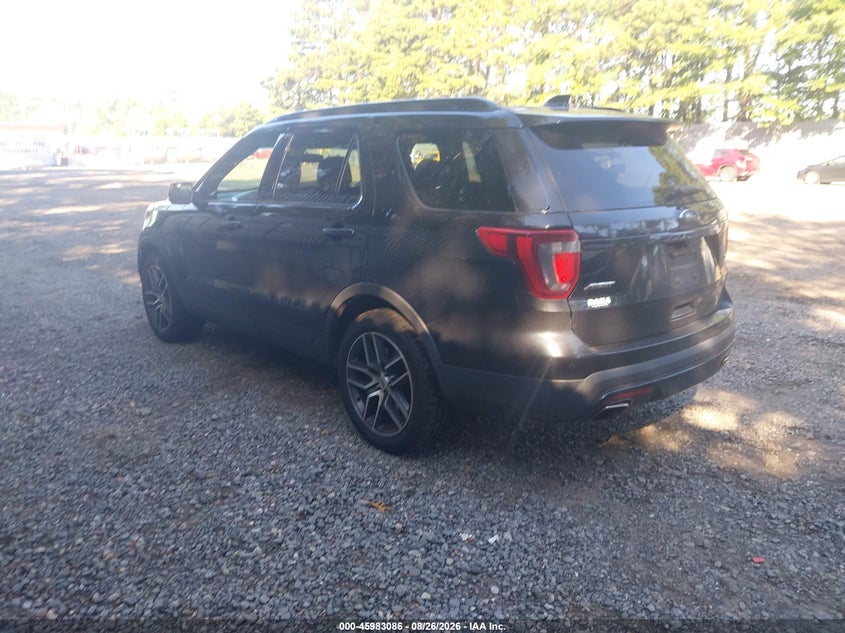 2016 FORD EXPLORER auction photo 3