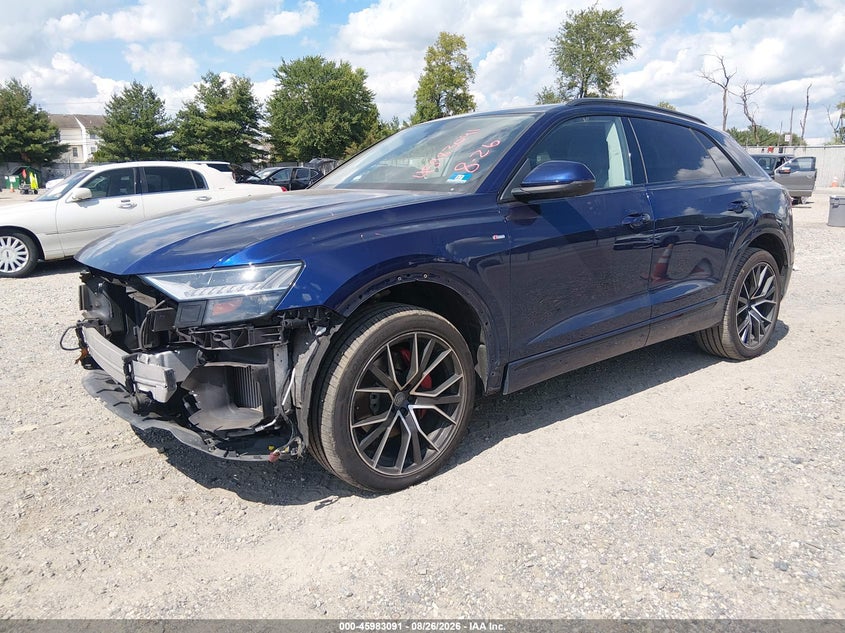 2019 Audi Q8, Front End, IAAI, VIN WA1EVAF1XKD012689 — photo 2