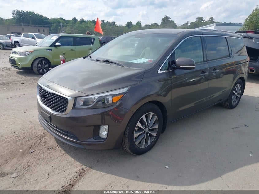 Vin: kndmc5c13g6139637, lot: 46482398, kia sedona sx 20162