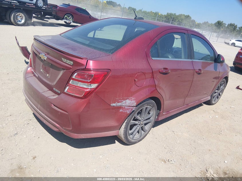 CHEVROLET SONIC 2017 VIN 1G1JF5SB8H4106174
