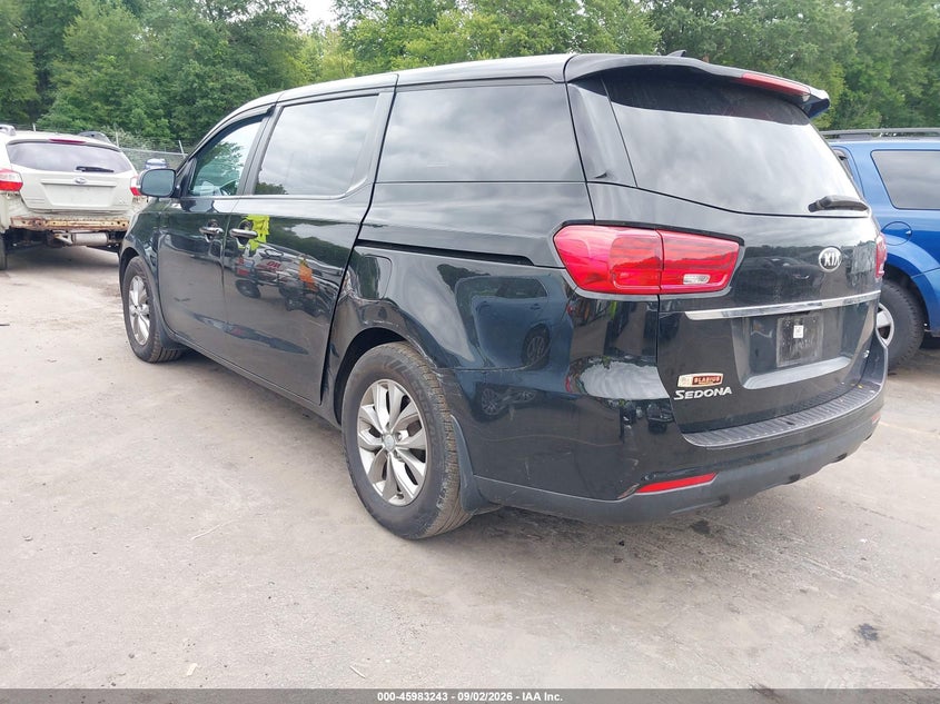Vin: kndmb5c19k6533493, lot: 46482516, kia sedona lx 20193