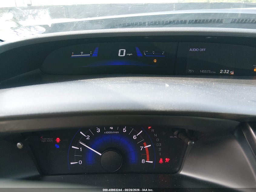 2013 HONDA CIVIC SEDAN 1.8L I-4 VVT, REGULAR , 140HP