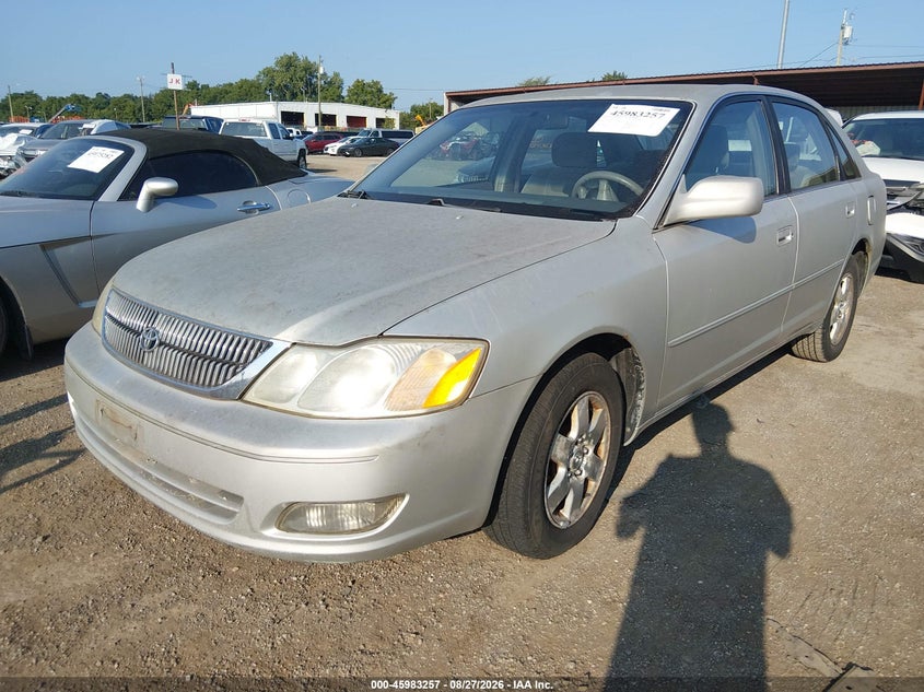 2002 TOYOTA AVALON SEDAN 3.0L V-6 DOHC, VVT, PREMIUM , 210HP