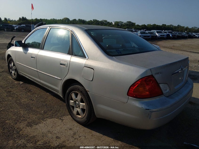 2002 TOYOTA AVALON SEDAN 3.0L V-6 DOHC, VVT, PREMIUM , 210HP