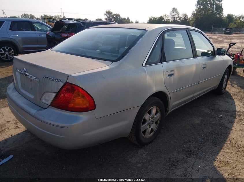 2002 TOYOTA AVALON SEDAN 3.0L V-6 DOHC, VVT, PREMIUM , 210HP
