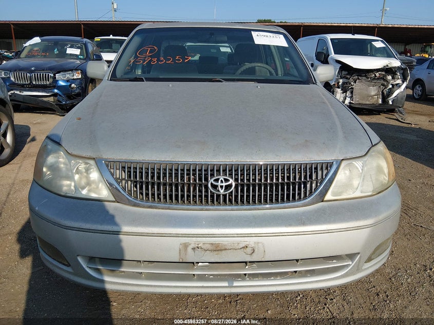 2002 TOYOTA AVALON SEDAN 3.0L V-6 DOHC, VVT, PREMIUM , 210HP