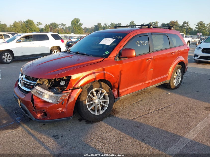 2014 Dodge Journey, Left Front, IAAI, VIN 3C4PDDBG7ET127312 — photo 2