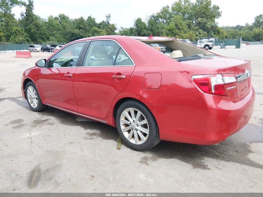 2012 TOYOTA CAMRY SEDAN 3.5L V-6 DOHC, VVT, 268HP