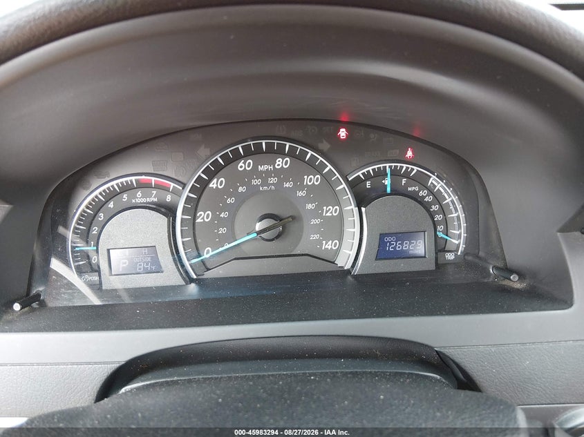2012 TOYOTA CAMRY SEDAN 3.5L V-6 DOHC, VVT, 268HP