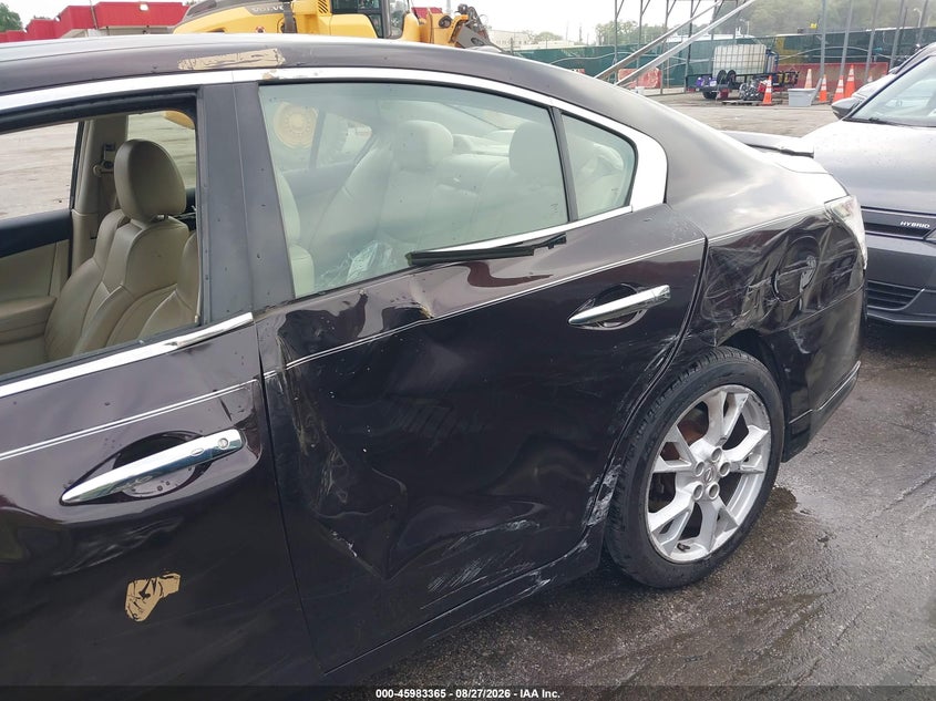NISSAN MAXIMA 2013 VIN 1N4AA5APXDC827105