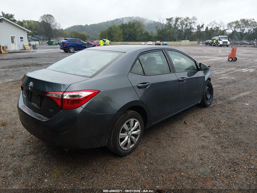 Vin: 2t1burhe0ec126017, lot: 46482644, toyota corolla le 20144