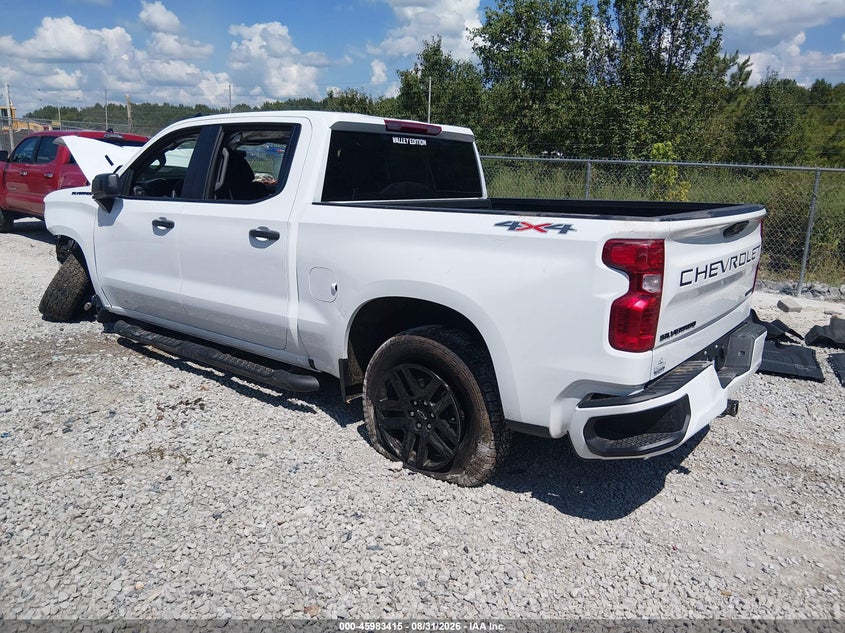 Vin: 1gcpkbek4tz396559, lot: 46482688, chevrolet silverado 1500 4wd  short bed custom 20263