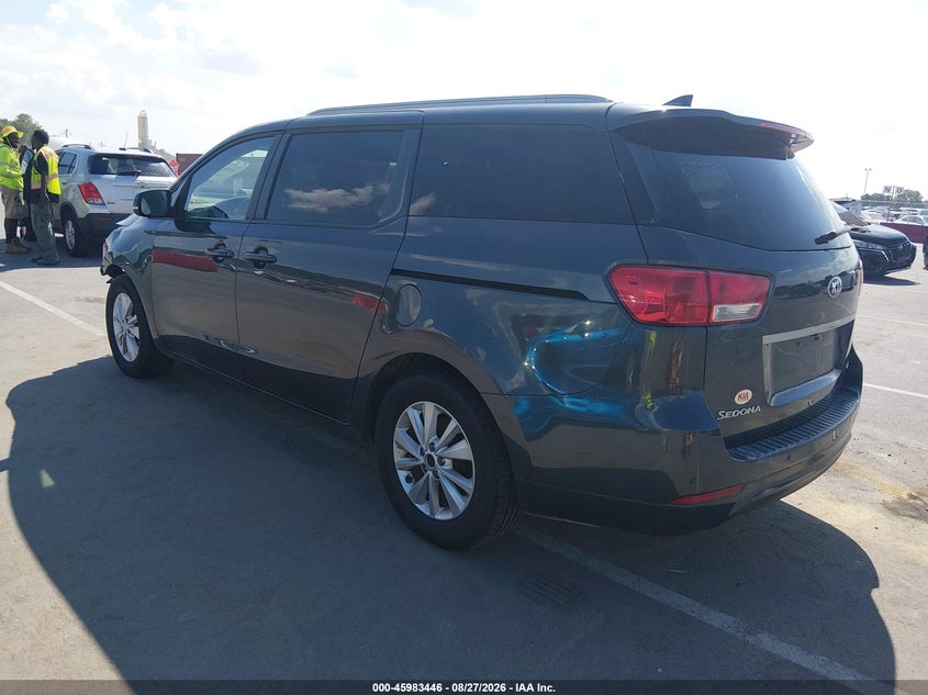 Vin: kndmb5c19h6316292, lot: 46482719, kia sedona lx 20173