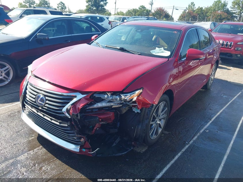 2016 Lexus ES, Left Front, IAAI, VIN JTHBW1GG1G2122363 — photo 2
